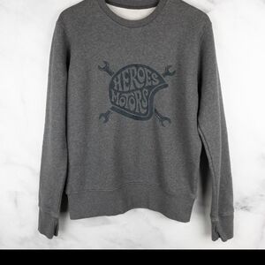 Heroes Motors Gray Crewneck Sweater